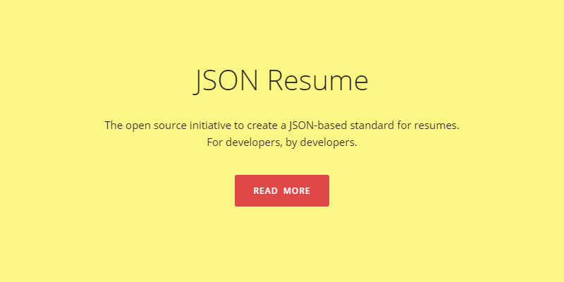 open-source-json-resume-generator