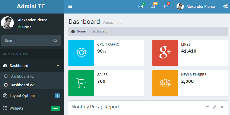 dashboard-control-panel-css-template