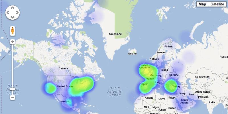 mongodb-real-time-twitter-heatmap