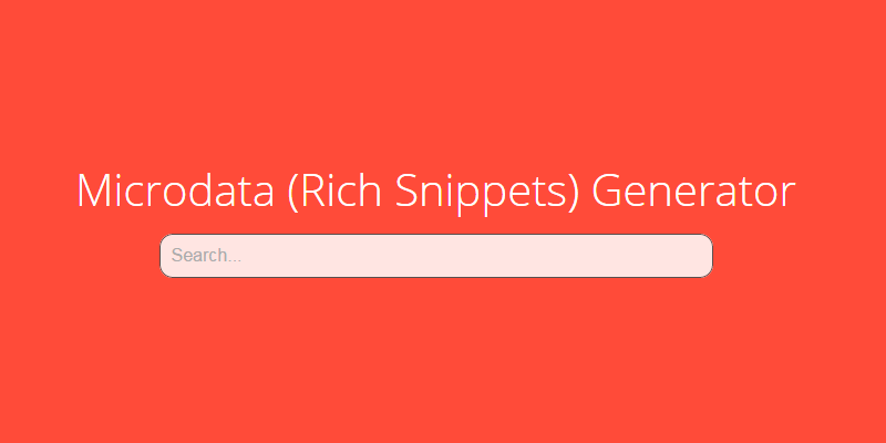 online-microdata-snippets-generator