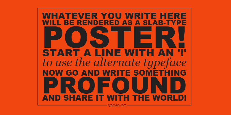typographic-poster-generator
