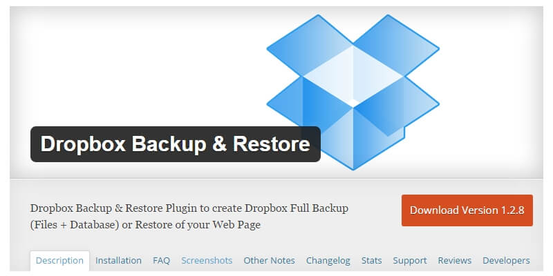 dropbox-backup-restoration-wordpress-plugin