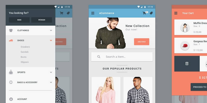 e-commerce-conceptual-psd-app-screens