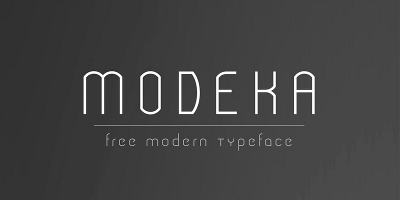free-modern-typeface-modeka