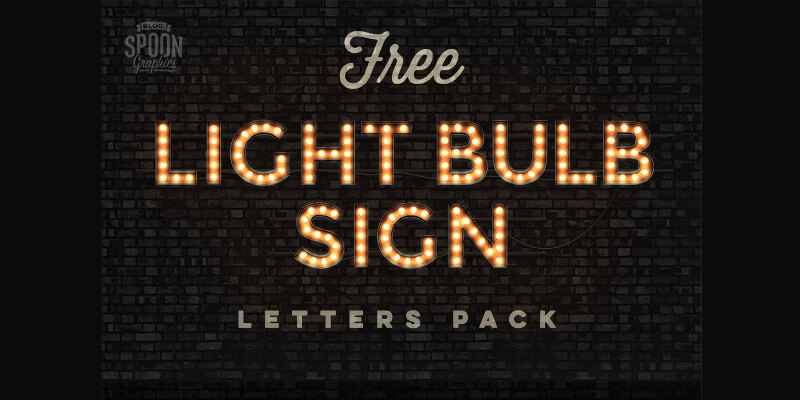 lightbulb-sign-psd-letters-pack