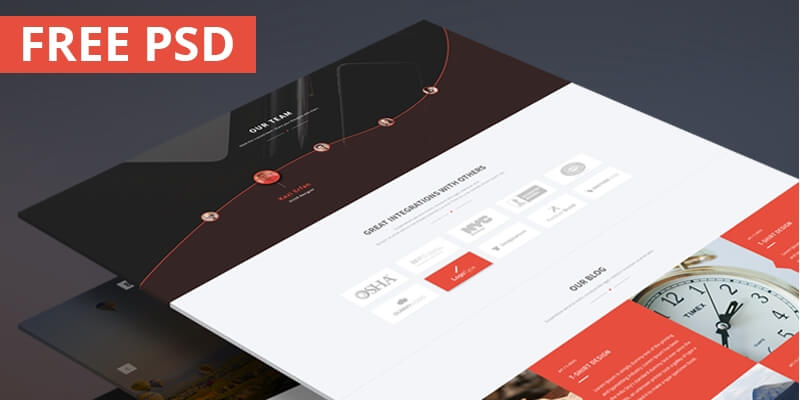 clean-landing-page-psd-template