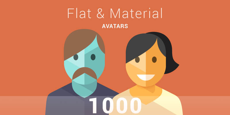 flat-material-style-characters
