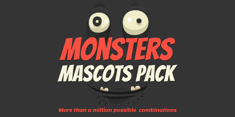 monster-psd-characters-pack