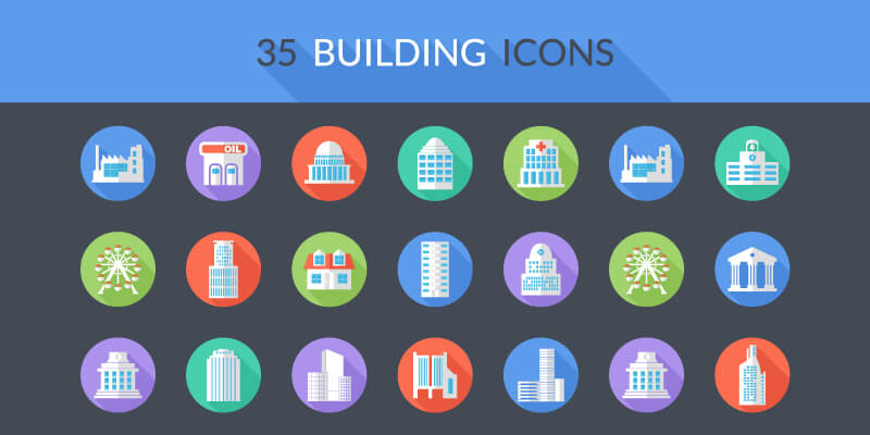 vector-building-icons-pack