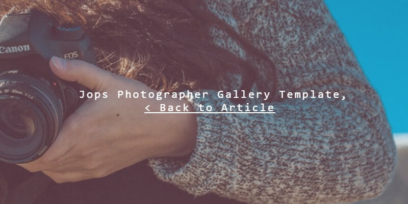 photographer-website-template