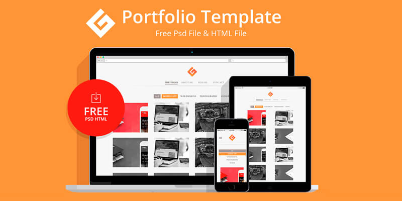 html-portfolio-template