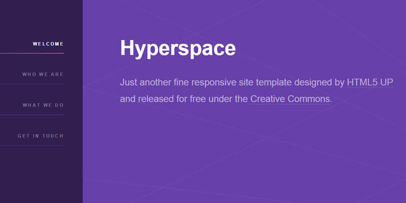 hyperspace-responsive-site-template