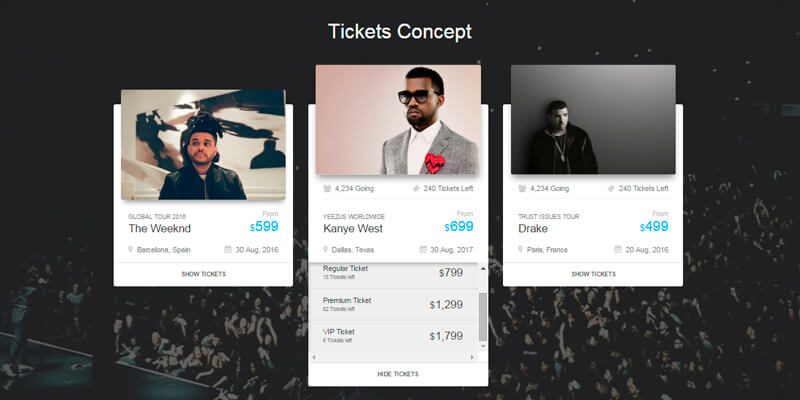 online-tickets-design-concept
