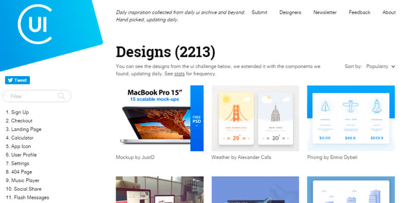 collect-ui-design-website