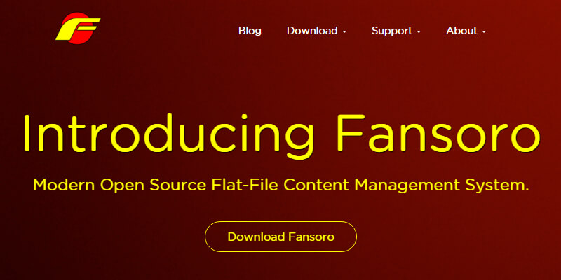 modern-flat-file-cms-fansoro