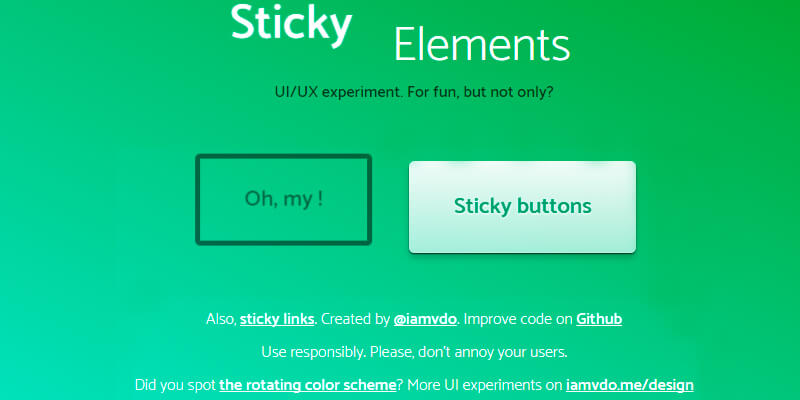 sticky-elements-ux-experiment