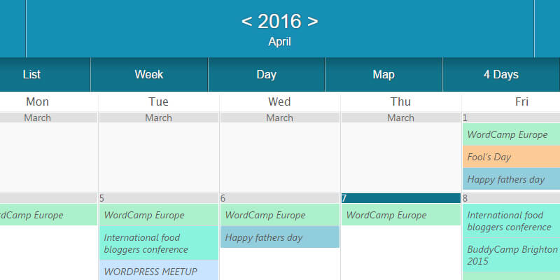 wordpress-event-calendar-plugin