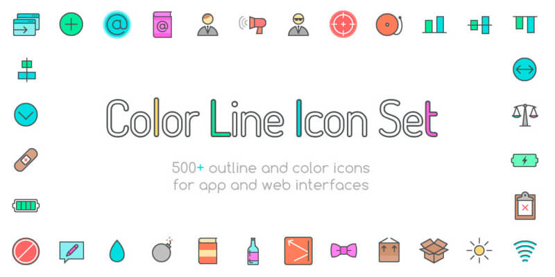 color-line-icons