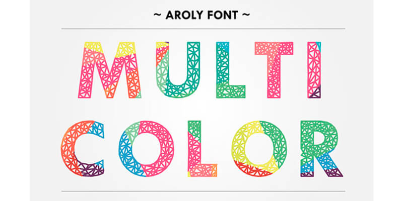polygonal-crafted-font