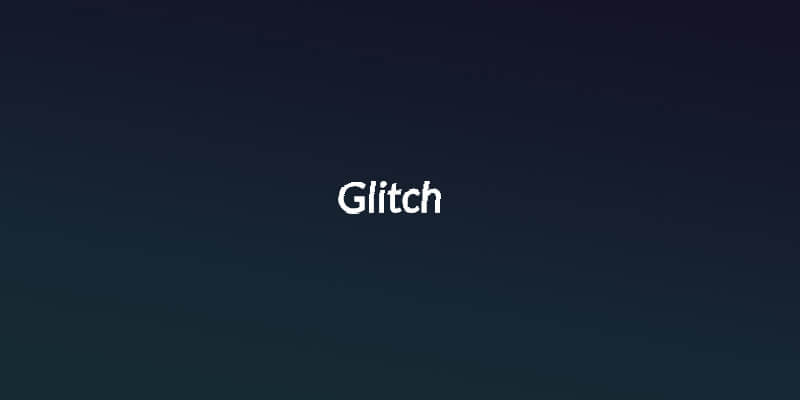jquery-glitch-text-effect