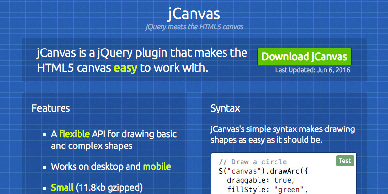 lightweight-javascript-html5-canvas-library