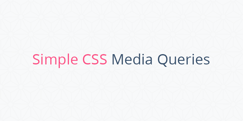 simple-css-media-queries
