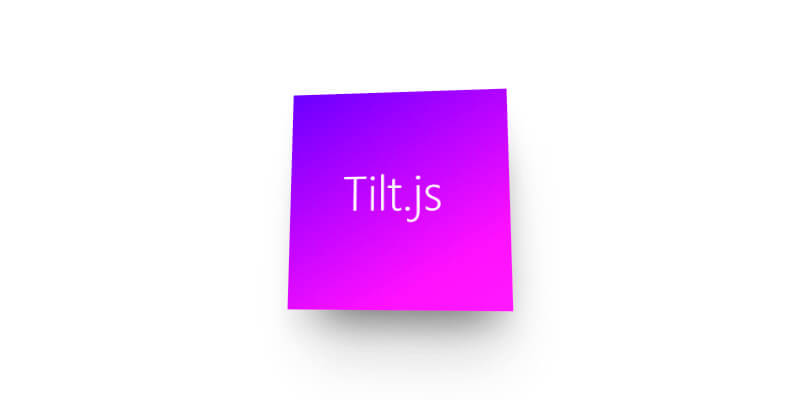 javascript-tilt-effect-plugin