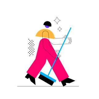 broom dust cleanliness cleanup quaility