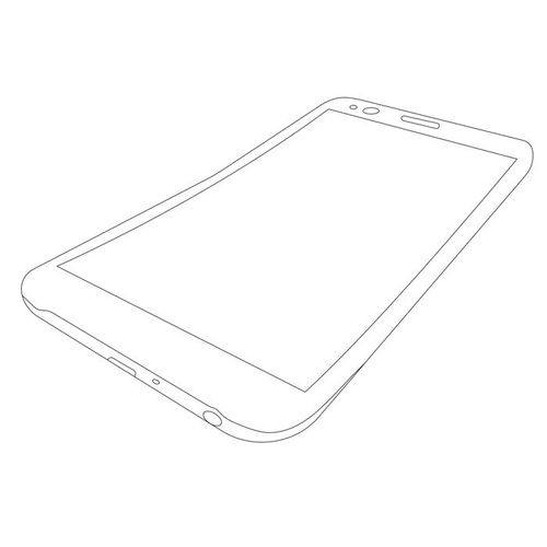 line mockup perspective