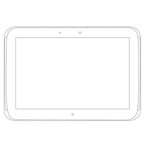 line tablet mockup