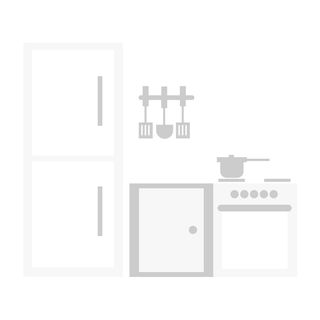 kitchens pots stove fridge food