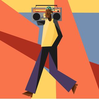 rapper stereo man music walk