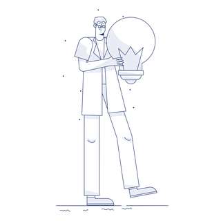 light bulb idea brainstorming analysis investigation