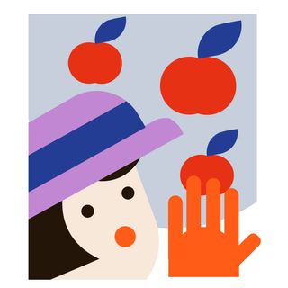 face emotion surprise fruits