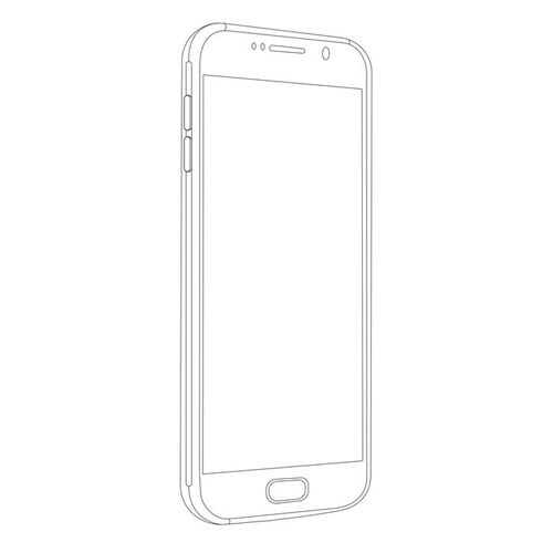 line phone mockup
