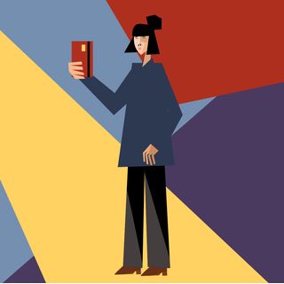 card smartphone selfie videocall