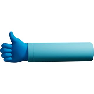 blue hands signs 3d cool
