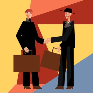 business deal agreement colleagues friends