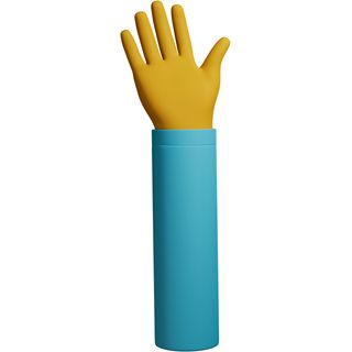 hand yellow sign gesture hello