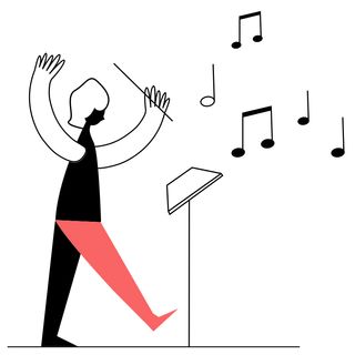 woman music