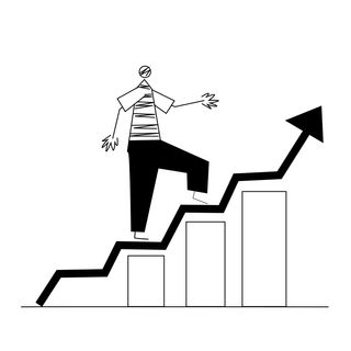 trends figures statistics bar chart progress