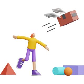 3d illustration deliverance manner of speaking postal
