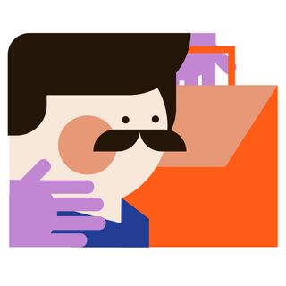 man box moustache