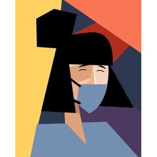 japanese doctor nurse mask woman