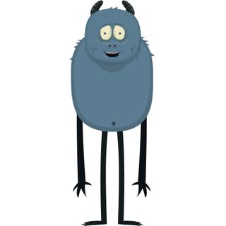 monster freak giant cartoon bored