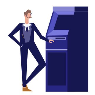 atm bank banker transaction debit