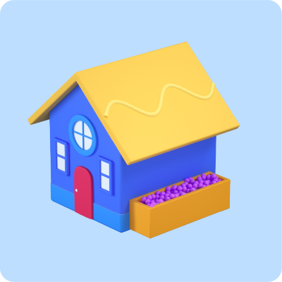 icon house 3d assets