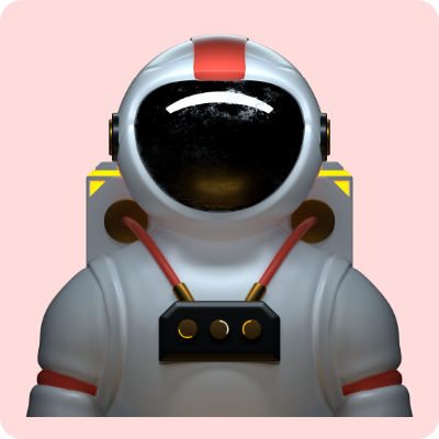 illustration astronaut 3d assets
