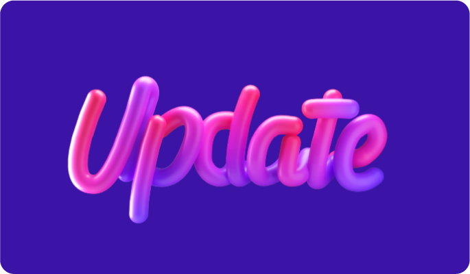 letter update 3d assets