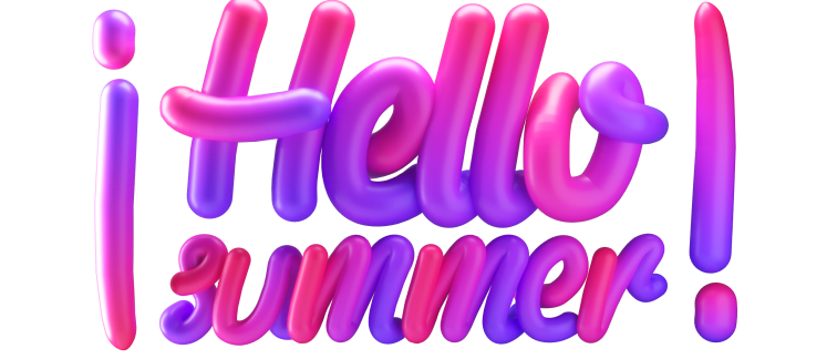 hello summer 3d assets